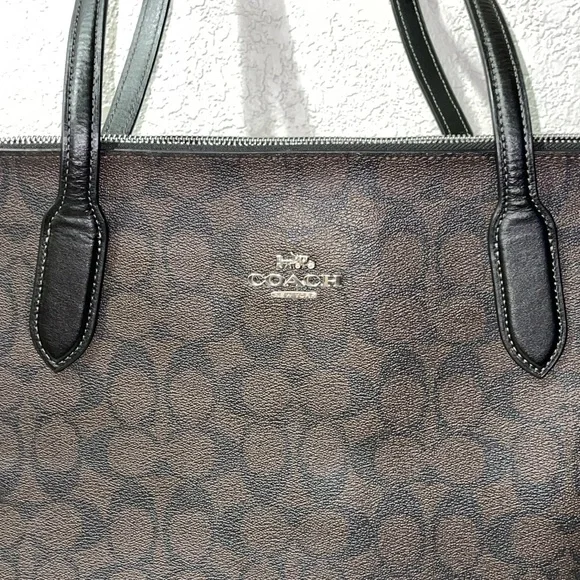 Coach Nina Tote Bag In Signature Canvas - Picture 2 of 14